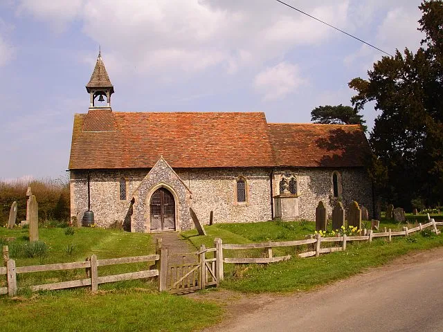 St Laurence, Leaveland Built in 1222, this charming little church is in an isolated position beside Leaveland Court Farm. Unusually in this day and age a notice on the porch door proclaims "This church is always open".