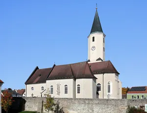 Pfarrkirche Mariae Himmelfahrt und Friedhof, Langau