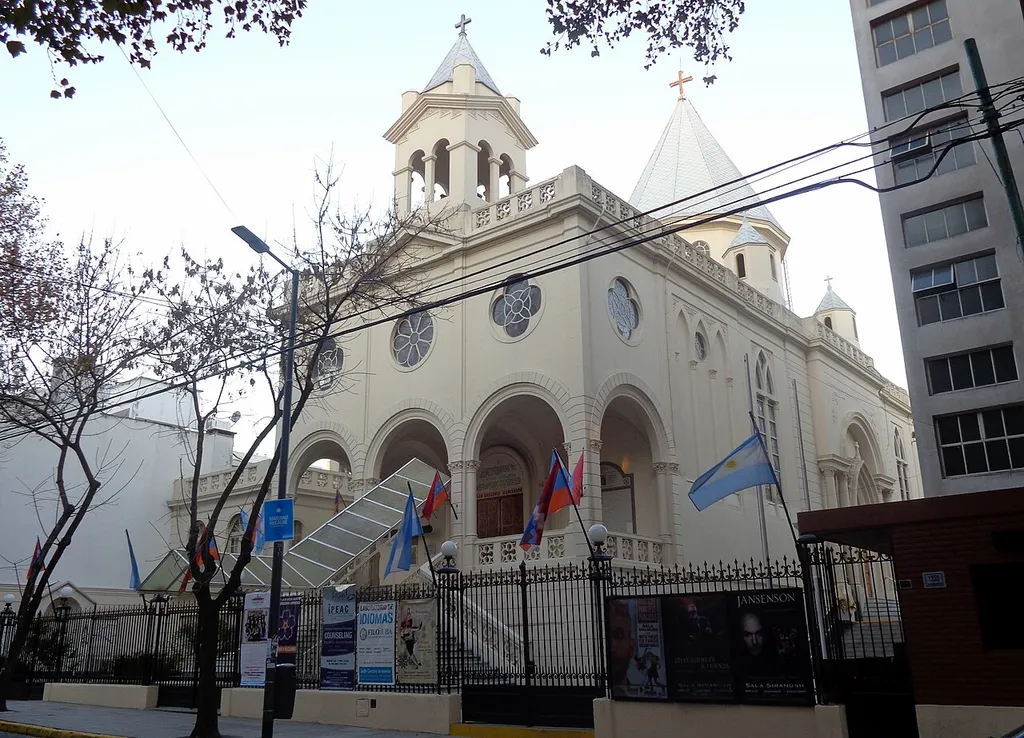 Centro Armenio, en calle Armenia 1353, Barrio de Palermo, Buenos Aires, Argentina.