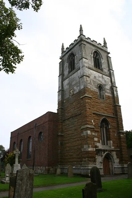 St Peter's parish church, Humberston, Lincolnshire, seen from the northwest