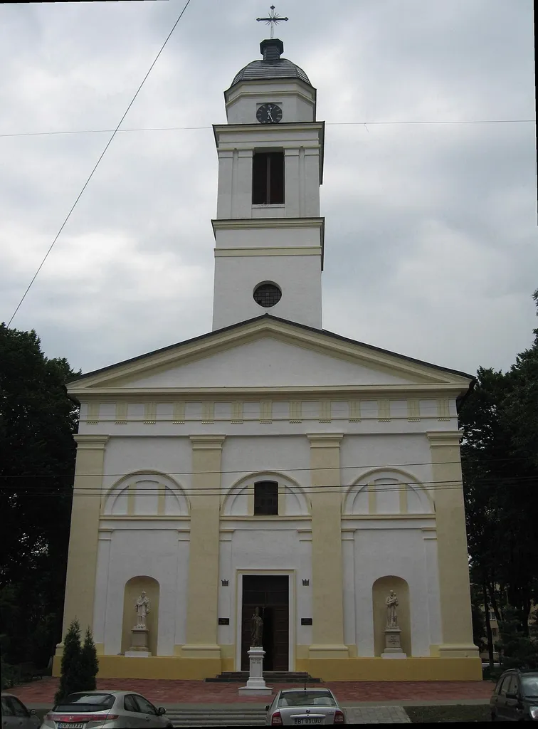 St. John of Nepomuk Roman Catholic Church in Suceava.