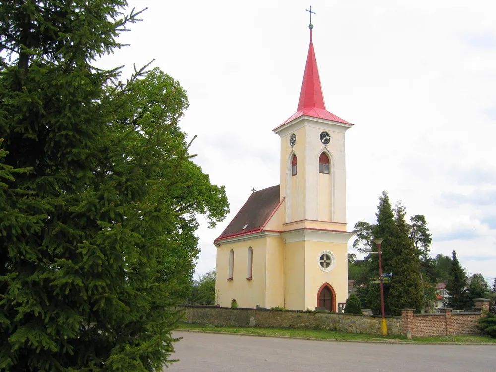 Church of the Trnsfiguration in Velichovky, Náchod District, Czech Republic.