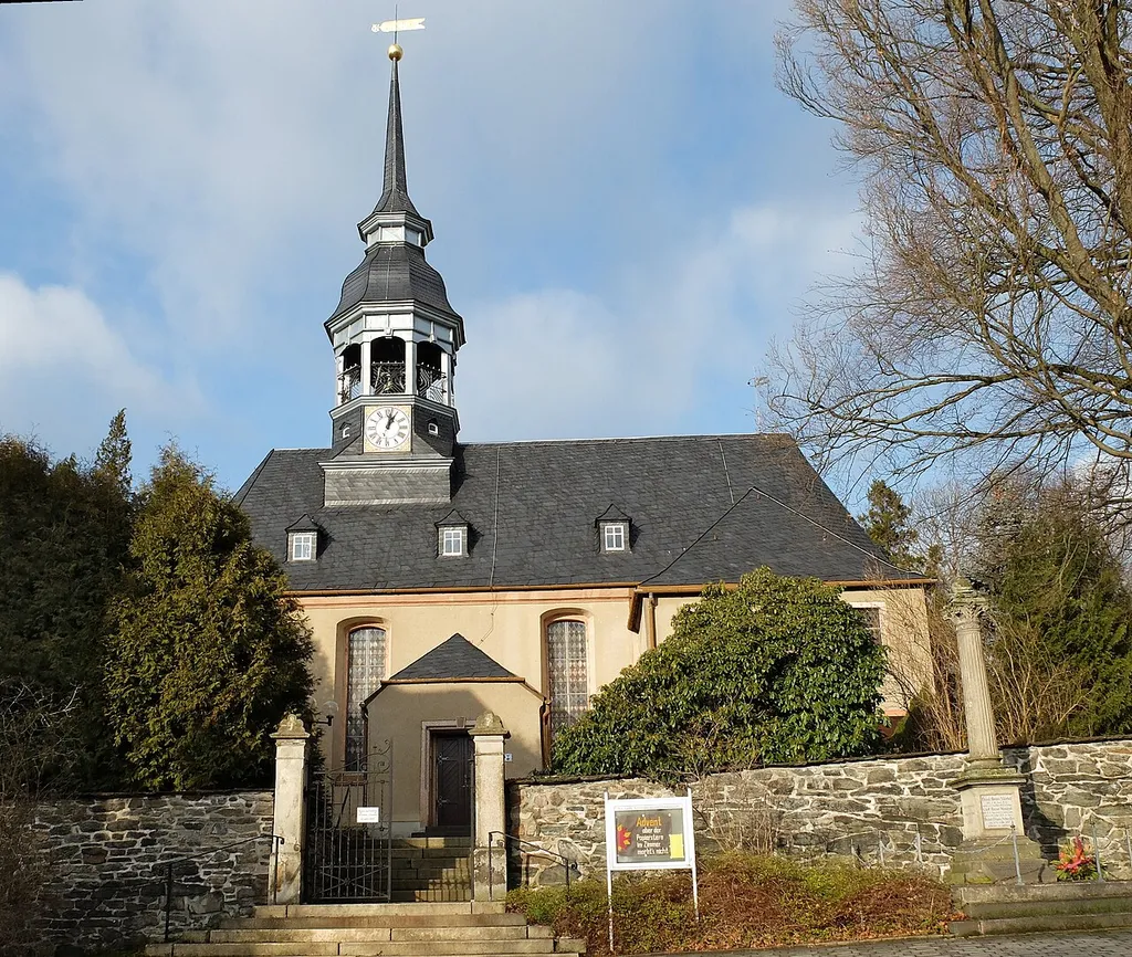 Kirche in Dittersdorf (Amtsberg), Erzgebirgskreis, Sachsen
