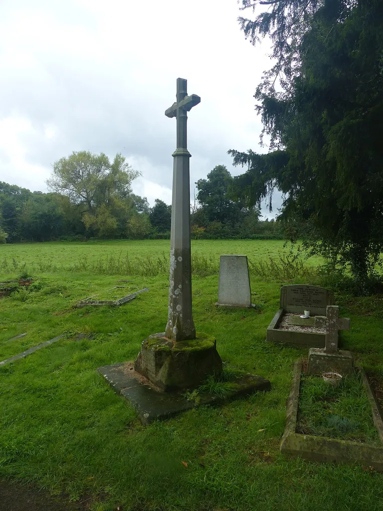 Cross in churchyard of Church of St. Peter: Grade II listed building in Dixton, Monmouthshire. .mw-parser-output .messagebox{margin:4px 0;width:auto;border-collapse:collapse;border:2px solid var(--border-color-progressive,#6485d1);background-color:var(--background-color-neutral-subtle,#fbfcff);color:var(--color-base,#202122);box-sizing:border-box;border-inline-start-width:8px}.mw-parser-output .messagebox.mbox-small{font-size:88%;line-height:1.25em}.mw-parser-output .mbox-warning,.mw-parser-output .mbox-speedy{border:2px solid var(--border-color-error,#b22222);background:var(--background-color-error-subtle,#ffdbdb);border-inline-start-width:8px}.mw-parser-output .mbox-serious,.mw-parser-output .mbox-delete,.mw-parser-output .mbox-stop{border:2px solid var(--border-color-error,#b22222);border-inline-start-width:8px}.mw-parser-output .mbox-issue,.mw-parser-output .mbox-content{border:2px solid #f28500;background:var(--background-color-warning-subtle,#ffe);border-inline-start-width:8px}.mw-parser-output .mbox-query,.mw-parser-output .mbox-style{border:2px solid #f4c430;background:var(--background-color-warning-subtle,#ffe);border-inline-start-width:8px}.mw-parser-output .mbox-shit{border:2px solid #960;border-inline-start-width:8px}.mw-parser-output .mbox-license{border:2px solid #88a;border-inline-start-width:initial}.mw-parser-output .mbox-legal{border:2px solid var(--border-color-notice,#666);background:var(--background-color-base,#fff);border-inline-start-width:8px}.mw-parser-output .mbox-honor{border:2px solid #ca3;background:var(--background-color-warning-subtle,#fcf4db);border-inline-start-width:8px}.mw-parser-output .mbox-growth{border:2px solid #8d4;background:var(--background-color-success-subtle,#d5fdf4);border-inline-start-width:8px}.mw-parser-output .mbox-move{border:2px solid #93c;border-inline-start-width:8px}.mw-parser-output .mbox-protection,.mw-parser-output .mbox-message{border:2px solid var(--border-color-base,#aaa);border-inline-start-width:8px}.mw