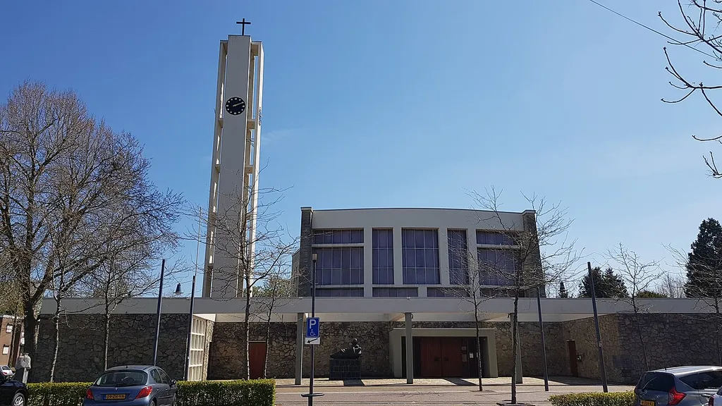 moderne Sint-Agneskerk, Bunde, gemeente Meerssen, Nederland