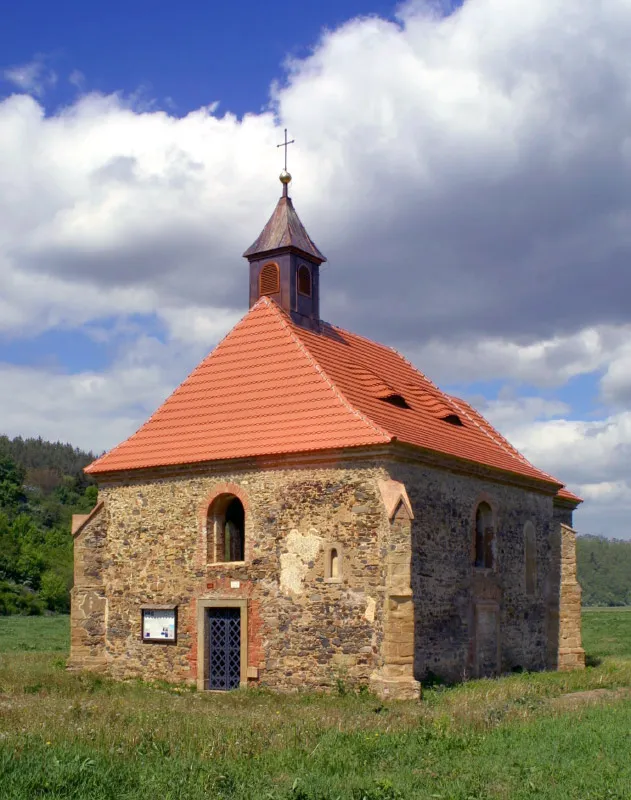 St. Peter and Paul church in Dolany, Czech Republic. South view.