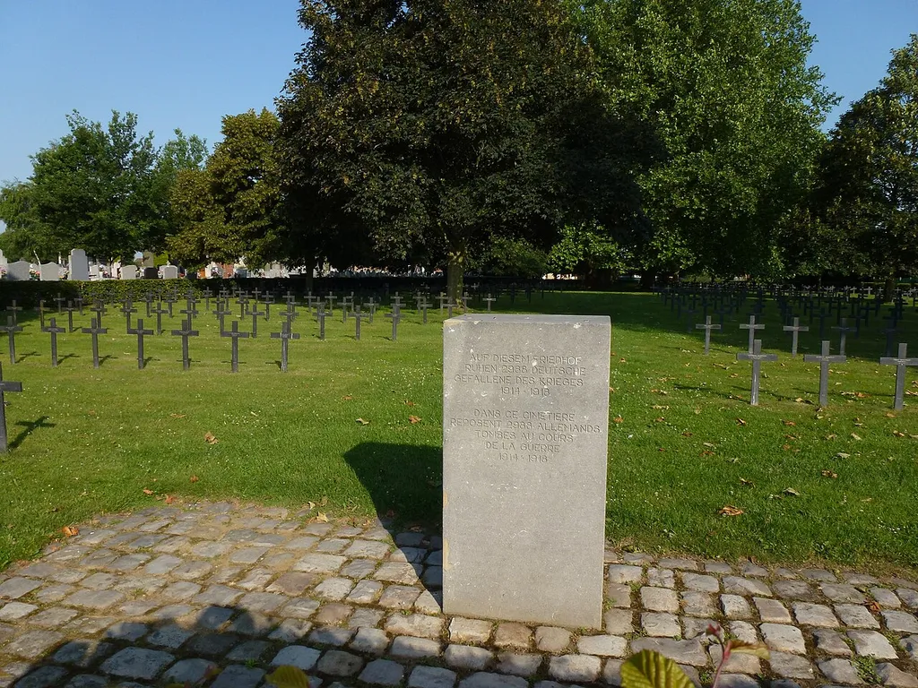 Dourges (Pas-de-Calais, Fr) cimetière allemand