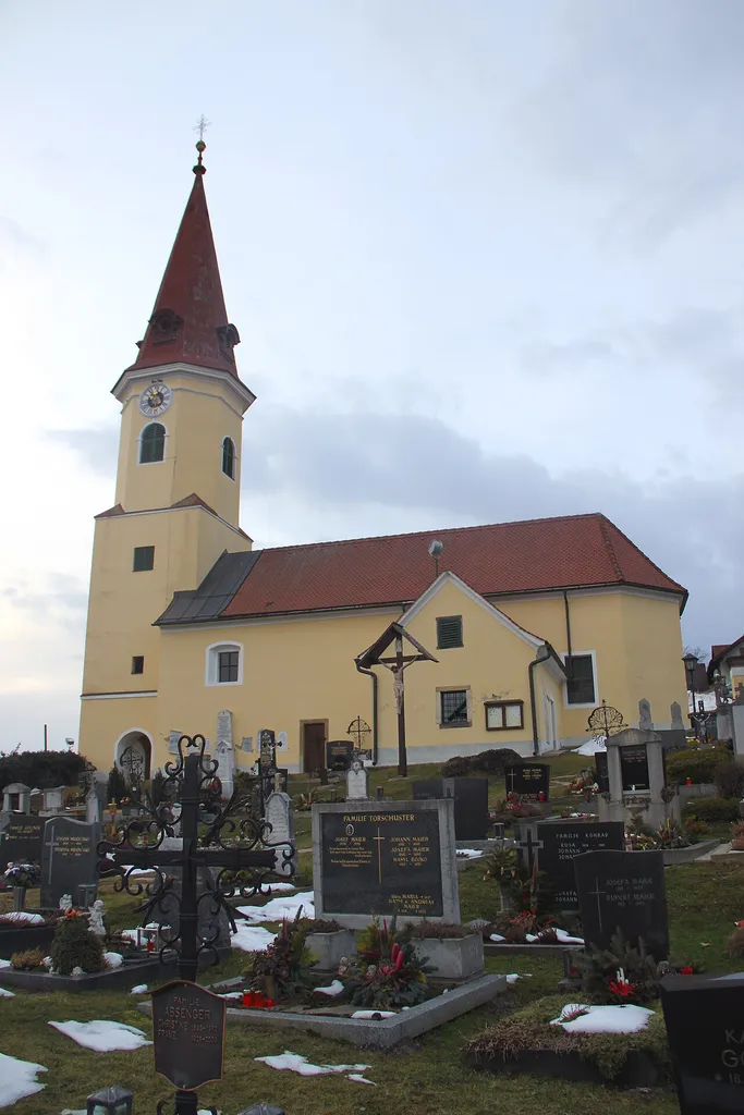 Filialkirche St. Ulrich am Waasen und Friedhof