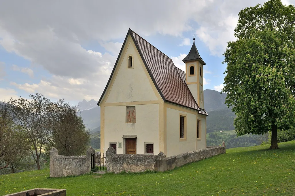 The Saint Catherine Chapel in Viersch South Tyrol.