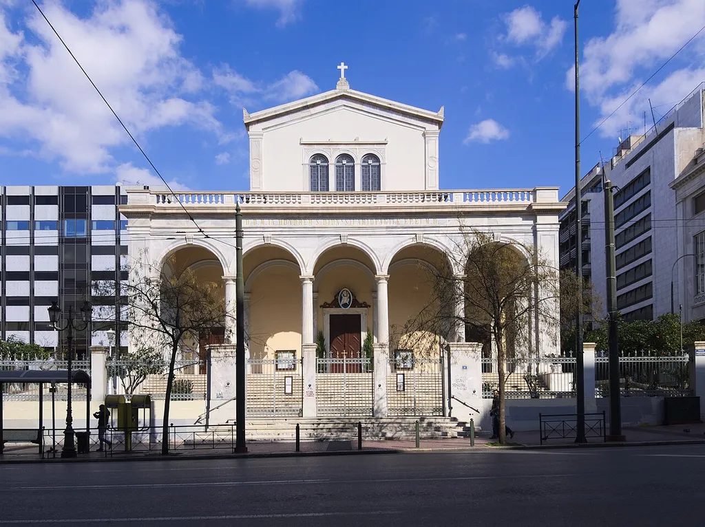 Agios Dionysios Areopagitis Catholic Cathedral of Athens.