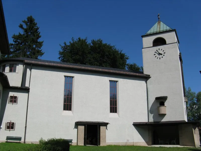 Theresien church in Hungerburg quarter in Innsbruck