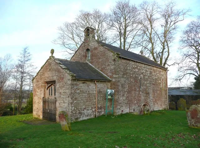 Photograph of the unused church known as Brampton Old Church near Brampton, Cumbria, England, seen from the southwest