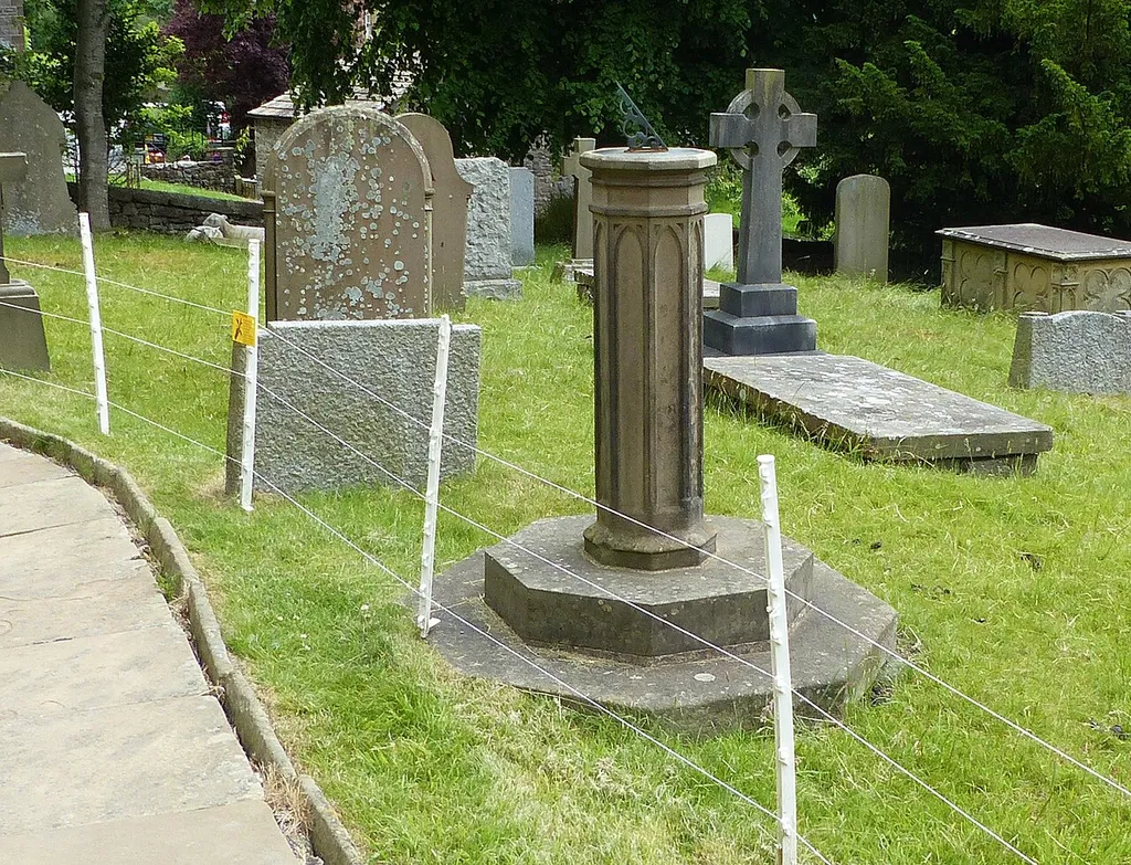 Grade II listed building: Sundial in churchyard approximately 8 metres south of chancel, Church Of St Leonard .mw-parser-output .messagebox{margin:4px 0;width:auto;border-collapse:collapse;border:2px solid var(--border-color-progressive,#6485d1);background-color:var(--background-color-neutral-subtle,#fbfcff);color:var(--color-base,#202122);box-sizing:border-box;border-inline-start-width:8px}.mw-parser-output .messagebox.mbox-small{font-size:88%;line-height:1.25em}.mw-parser-output .mbox-warning,.mw-parser-output .mbox-speedy{border:2px solid var(--border-color-error,#b22222);background:var(--background-color-error-subtle,#ffdbdb);border-inline-start-width:8px}.mw-parser-output .mbox-serious,.mw-parser-output .mbox-delete,.mw-parser-output .mbox-stop{border:2px solid var(--border-color-error,#b22222);border-inline-start-width:8px}.mw-parser-output .mbox-issue,.mw-parser-output .mbox-content{border:2px solid #f28500;background:var(--background-color-warning-subtle,#ffe);border-inline-start-width:8px}.mw-parser-output .mbox-query,.mw-parser-output .mbox-style{border:2px solid #f4c430;background:var(--background-color-warning-subtle,#ffe);border-inline-start-width:8px}.mw-parser-output .mbox-shit{border:2px solid #960;border-inline-start-width:8px}.mw-parser-output .mbox-license{border:2px solid #88a;border-inline-start-width:initial}.mw-parser-output .mbox-legal{border:2px solid var(--border-color-notice,#666);background:var(--background-color-base,#fff);border-inline-start-width:8px}.mw-parser-output .mbox-honor{border:2px solid #ca3;background:var(--background-color-warning-subtle,#fcf4db);border-inline-start-width:8px}.mw-parser-output .mbox-growth{border:2px solid #8d4;background:var(--background-color-success-subtle,#d5fdf4);border-inline-start-width:8px}.mw-parser-output .mbox-move{border:2px solid #93c;border-inline-start-width:8px}.mw-parser-output .mbox-protection,.mw-parser-output .mbox-message{border:2px solid var(--border-color-base,#aaa);border-inline-star