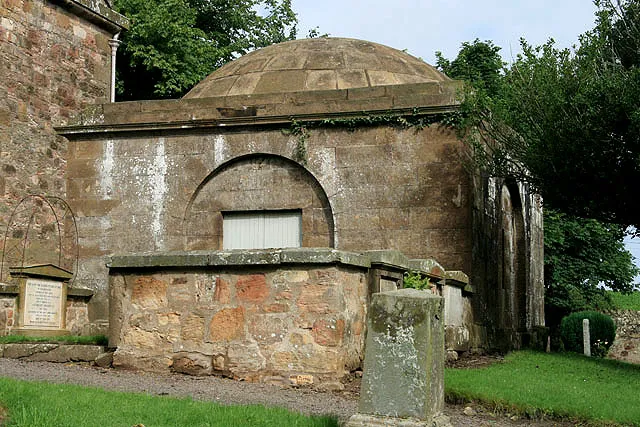 The Stuart Mausoleum In the kirkyard at the northeast end of Bolton Parish Kirk.
