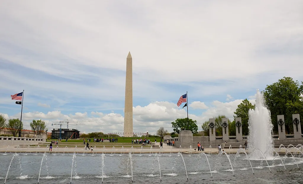 WWII Memorial, National Mall, Washington, DC, USA. Camera Location data is incorrect.