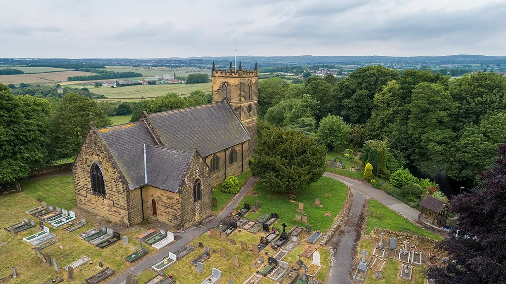 Blackwell Parish is one of the ancient parishes of Derbyshire. St Werburgh’s stands proudly overlooking the beautiful Derbyshire countryside. Undoubtedly a church has stood on this site from at least the 7th century and a religious community has existed here much longer. The bells have been calling the faithful to worship from the late 16th century, with musical chimes leading to the striking of the hour on the tenor bell.