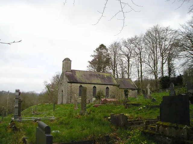 Llanfair Orllwyn Church This church is in an isolated spot on a dead-end road and it is difficult to imagine why it was built in this spot, so far from the nearby villages. Perhaps the explanation is that there was an earlier church on this spot centuries ago, and at that time people did live close by, in houses that no longer exist.