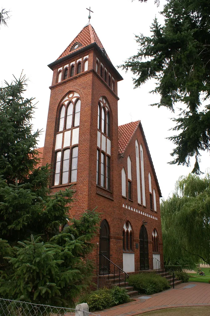 Catholic Church „Herz Jesu“ in Wolgast (Mecklenburg-Vorpommern), Germany