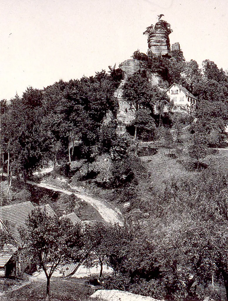 The château du Vieux-Windstein, Alsace