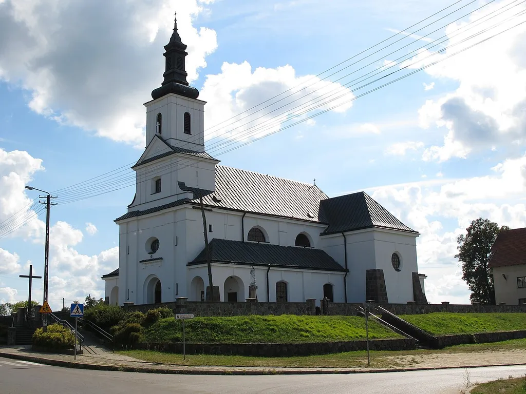 Saint Stanislaus bishop and martyr of Szczepanów church by Brańska 4 street in Topczewo, gmina Wyszki, podlaskie, Poland