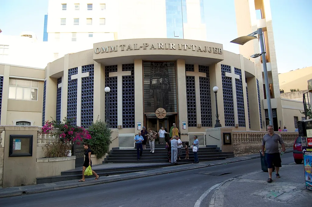 Paceville church dedicated to 'Our Lady of Good Counsel' (L-Omm tal-Parir it-Tajjeb).