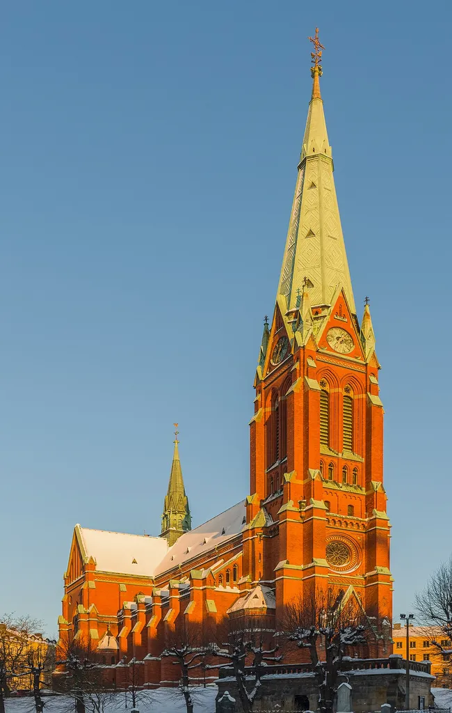 Sankt Johannes kyrka (church), December 2012.