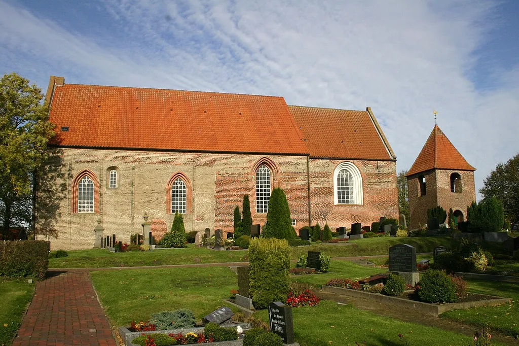 Church St. Giles in Stedesdorf (district of Wittmund, East Frisia, Germany)