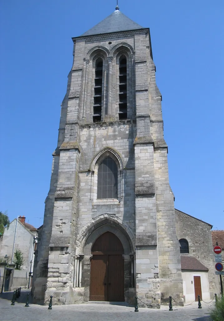 Saint-Spire cathedral in Corbeil-Essonnes, a town in Paris south suburbs, dedicated to St. Exuperius of Bayeux