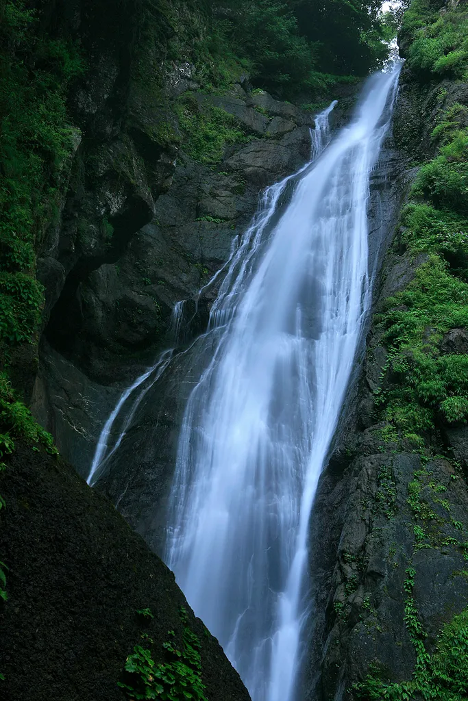 Abe Great Falls (Abe-no-Otaki) in Aoi-ku, Shizuoka, Shizuoka Prefecture, Japan.
