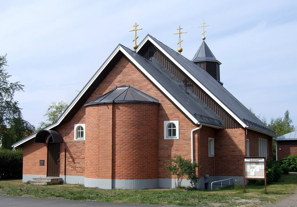 The Holy Trinity Cathedral, an orthodox church in Oulu, Finland.