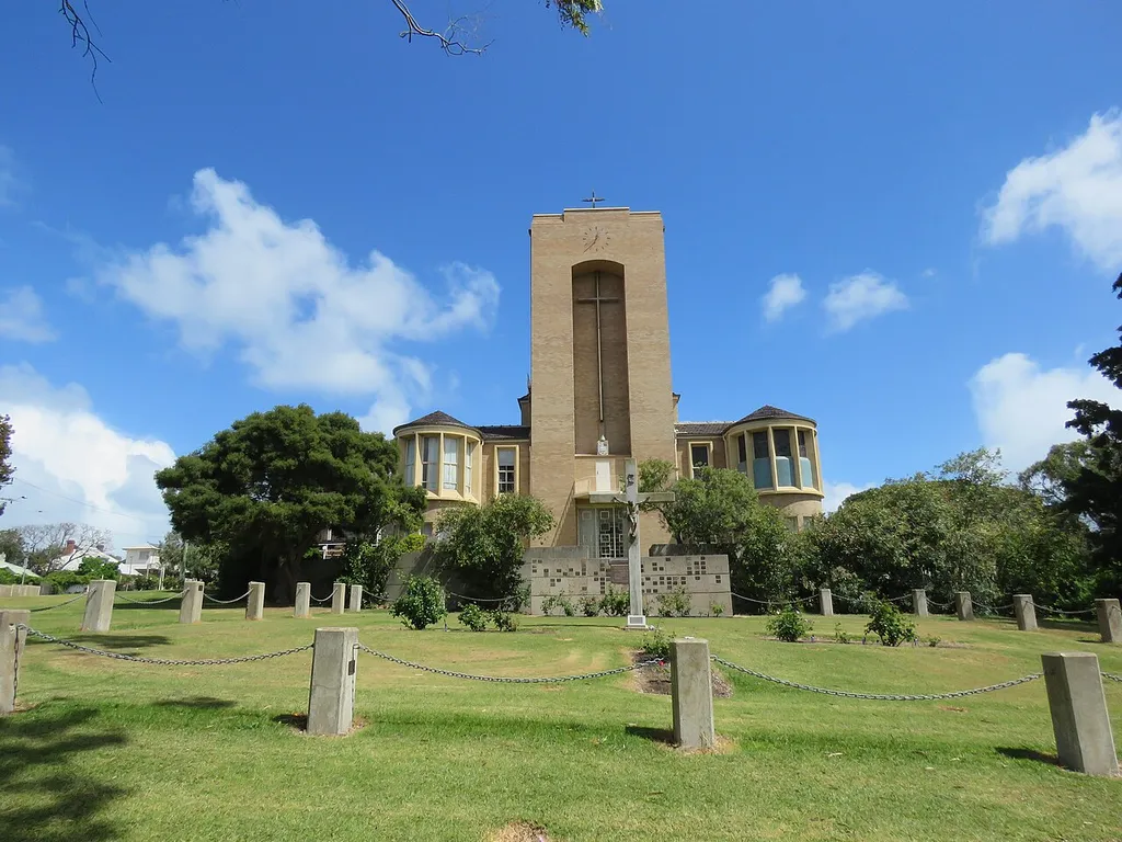 The state heritage listed St Boniface Anglican Cathedral, Bunbury, Western Australia.