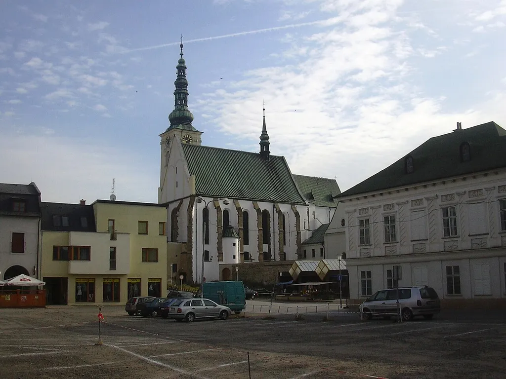 Farní kostel Povýšení sv. Kříže a bývalý klášter augustiniánských kanovníků (Prostějov- Czech republic)