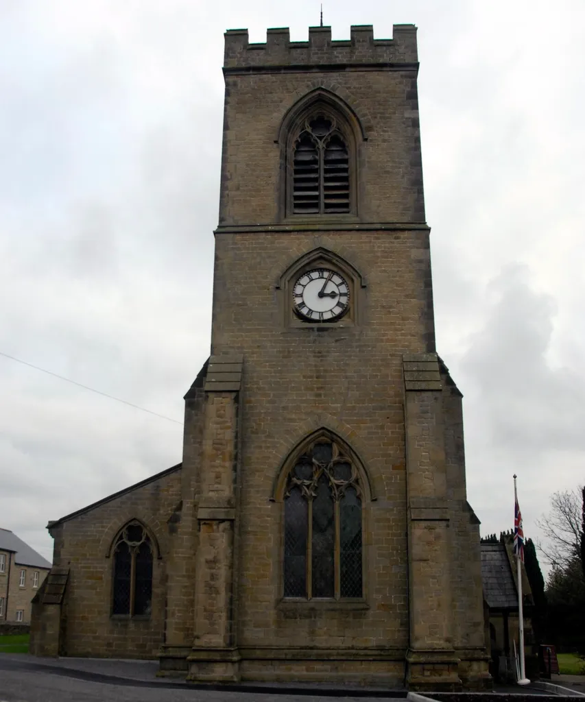 St Matthew's parish church, Leyburn, North Yorkshire, seen from the northwest