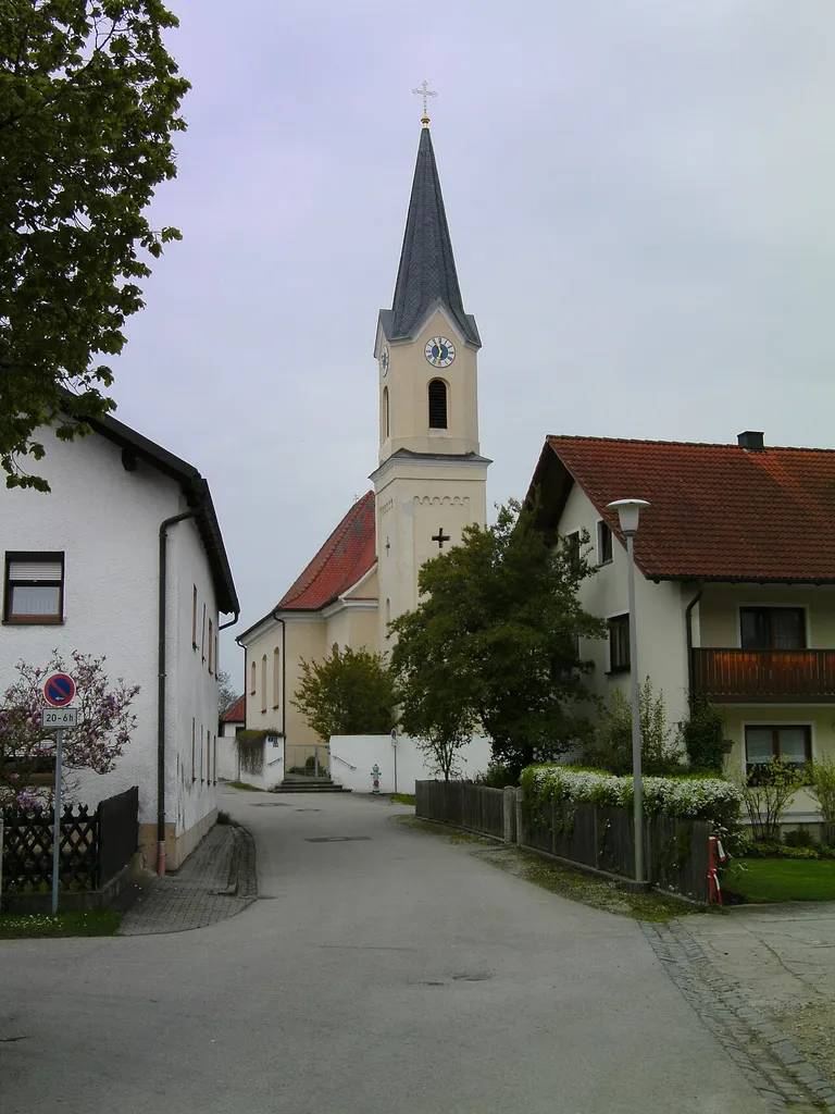 Kirche St. Aegidius in Aschbuch, Ortsteil von Beilngries im Landkreis Eichstätt