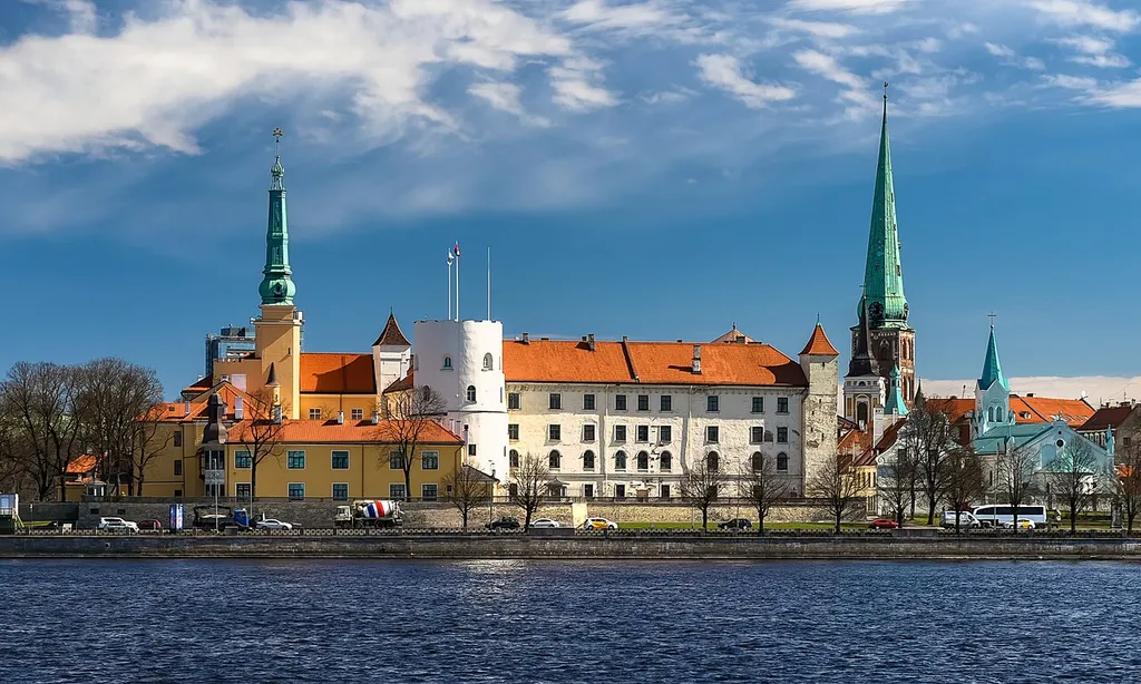 Riga Castle in Latvia
