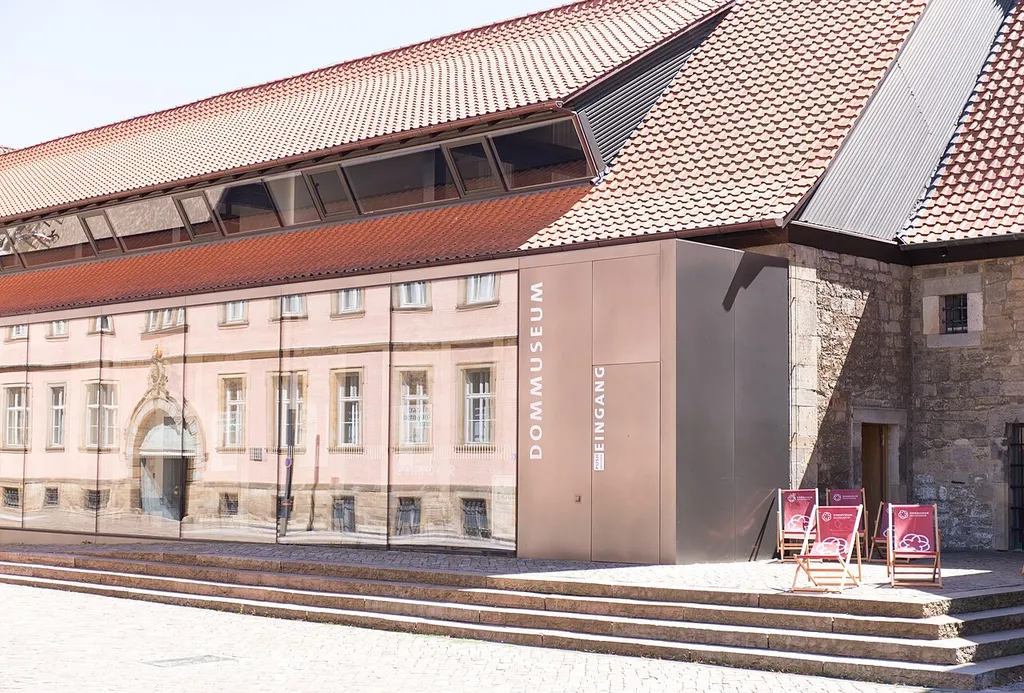 Entrance of the new Dom Museum in Hildesheim