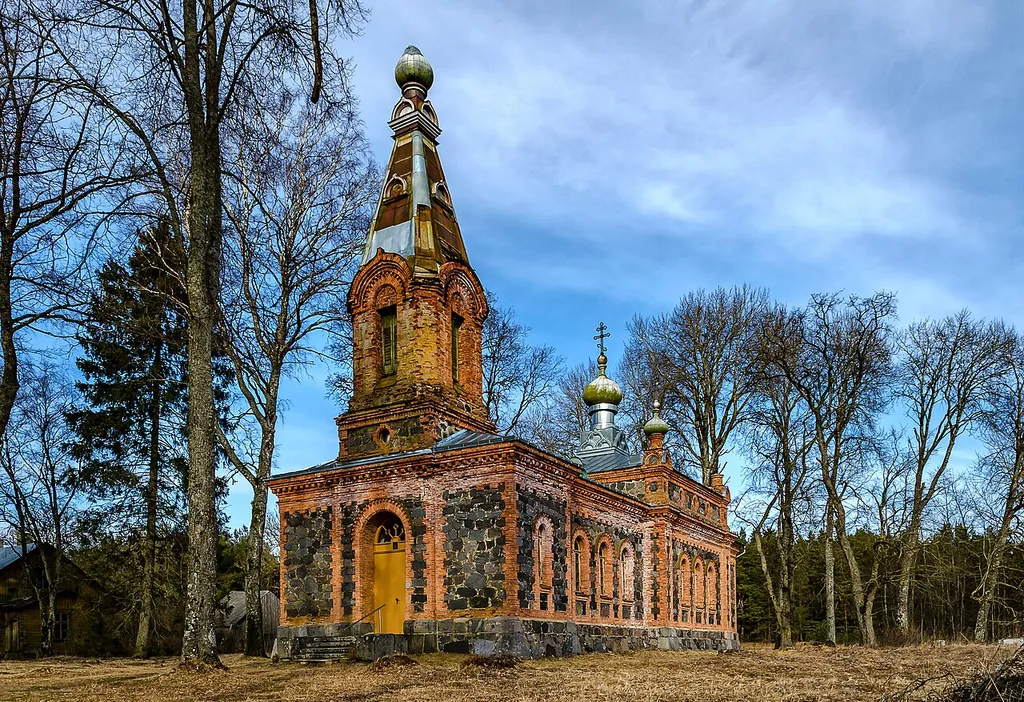 Paadrema orthodox church in Estonia