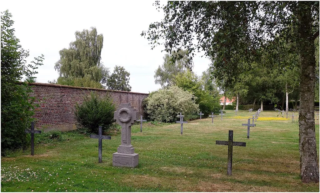 Billy-Berclau (France – Pas-de-Calais Department.) — German War Cemetery of the First World War. In this cemetery rest 1683 German Soldiers