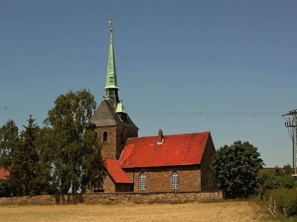 Evangelische St. Petri-Kirche in Wahrstedt, Ortsteil von Velpke, Landkreis Helmstedt