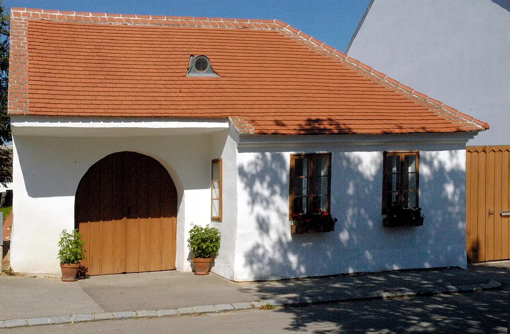Gebäude in der Nähe des ehemaligen Meierhofs in Radlbrunn, Gemeinde Ziersdorf