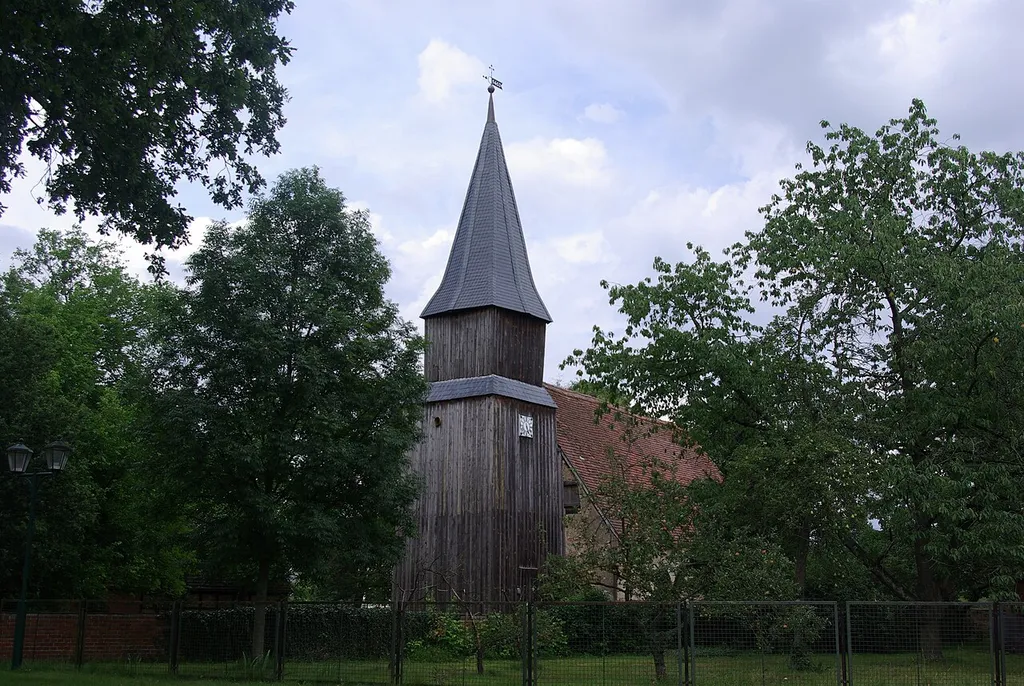 Lanz in Brandenburg. Die Kirche steht unter Denkmalschutz.