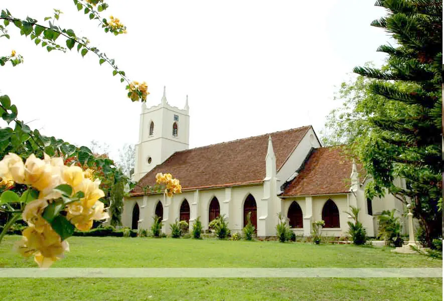 This is the Cathedral of CSI M.K. Diocese, Holy Trinity CSI Cathedral, Kottayam.