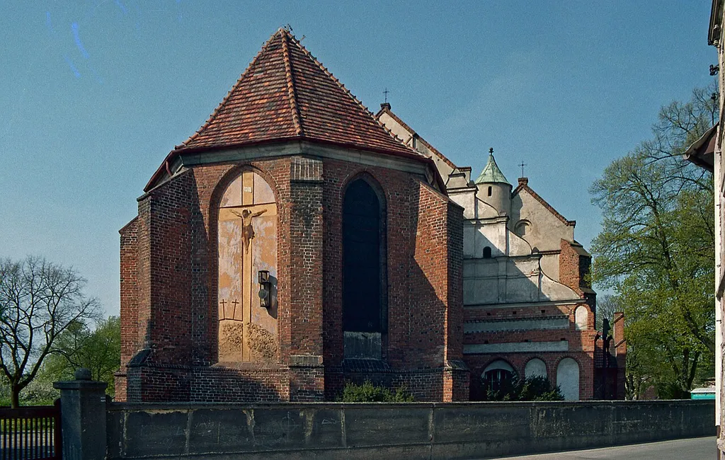 Inowrocław, Poland, church of St. Nicholas. View from east.