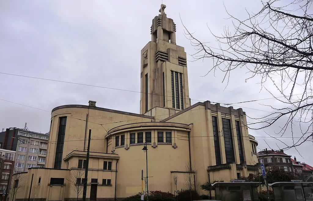 St Augustine's Church, Vorst/Forest, Brussels, Belgium.