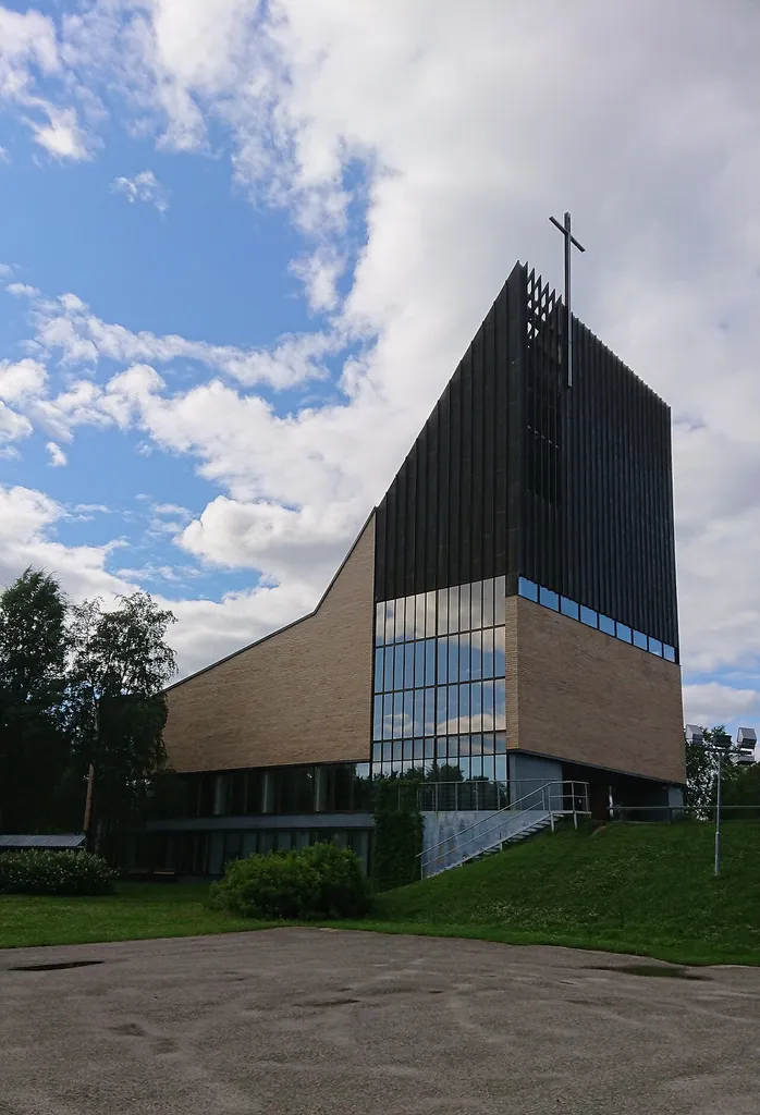 The church of Ivalo, in Lapland, Finland