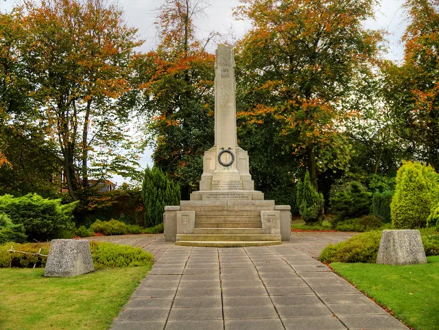 Up Holland War Memorial and Memorial Garden