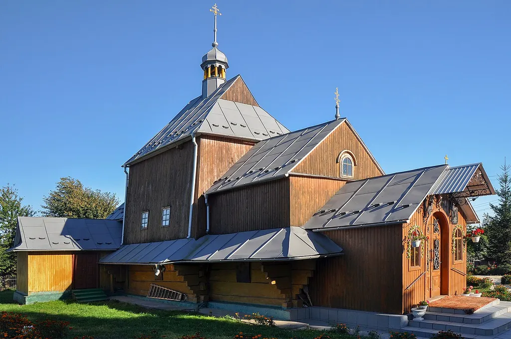 Church of the Exaltation of the Holy Cross, Zahiria (near Rohatyn), Ukraine.