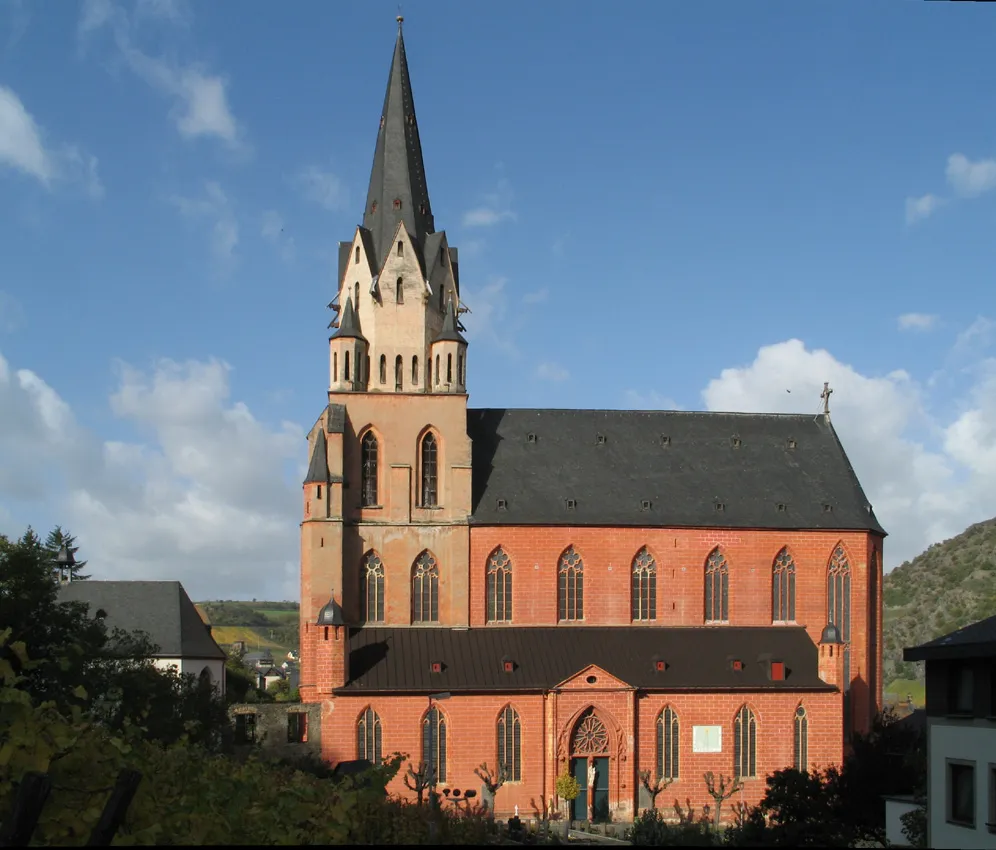 Liebfrauen Church of Oberwesel on the Middle Rhine