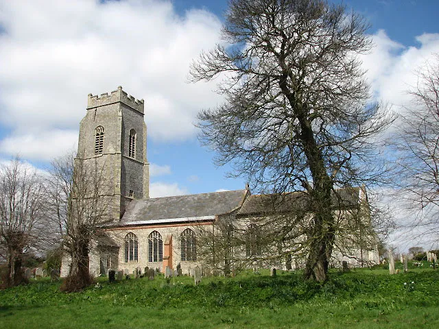 Church of the Assumption of the Blessed Virgin Mary. The church of the Assumption of the Blessed Virgin Mary has a 14th century nave and chancel > 767776 - 767784. The furnishings are 19th century and the east window consists of modern copies of 16th century Flemish stained glass panels > 767787, the originals having been returned to Blickling Hall, their original home, in the 1990s. The perhaps most noteworthy survival from medieval times is one of Norfolk's most famous brasses which depicts Sir John de Erpingham and dates from the 15th century. The 14th century octagonal font was brought here in 1955 > 767794 - 767798; it came from St Benedict's church (Norwich), destroyed in 1942. The church is open every day. For more information see: http://www.norfolkchurches.co.uk/erpingham/erpingham.htm