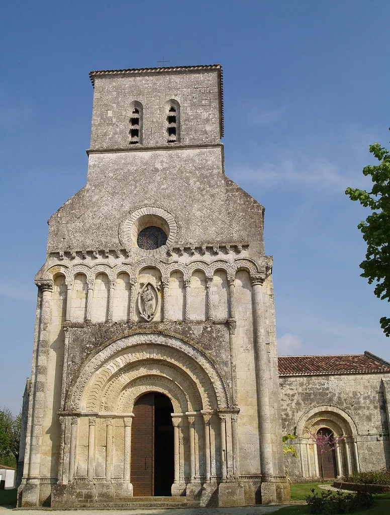 Rioux (Charente-Maritime, France) - Romanesque church Notre-Dame